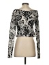 Free People Ivory Silver Long Sleeve Top Size XS - photo 2