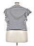 Free Assembly 100% Cotton White Short Sleeve Turtleneck Size 22 - photo 2