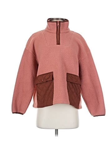 Madewell (Re)sourced Fleece Quilted-Pocket Popover Jacket (view 1)