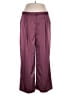 misook Pink Burgundy Casual Pants Size L - photo 1