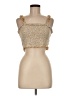 Hem & Thread Gold Sleeveless Top Size M - photo 1