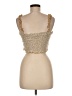 Hem & Thread Gold Sleeveless Top Size M - photo 2