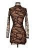 Windsor Graphic Brown Cocktail Dress Size XS - photo 1