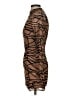 Windsor Graphic Brown Cocktail Dress Size XS - photo 5