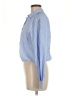 MNG 100% Polyester Stripes Blue Long Sleeve Blouse Size 6 - photo 5