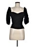 Reformation Black 3/4 Sleeve Blouse Size 6 - photo 1