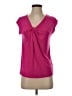 Pink Clover Pink Short Sleeve Top Size S - photo 1