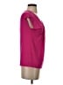 Pink Clover Pink Short Sleeve Top Size S - photo 4