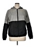 Forever 21 Plus Color Block Gray Windbreaker Size 1X - photo 1