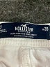 Hollister 100% Polyester White Shorts Size 7 - photo 3