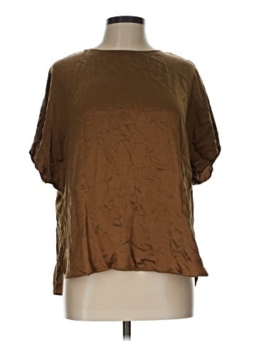 Unbranded Short Sleeve Silk Top (view 1)
