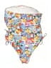 Zaful Blue One Piece Swimsuit Size M - photo 2