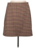 Maurices Houndstooth Brown Casual Skirt Size L - photo 1