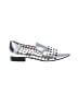 Diane von Furstenberg Metallic Silver Flats Size 7 - photo 1