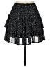 By Together 100% Polyester Stars Black Casual Skirt Size M - photo 1
