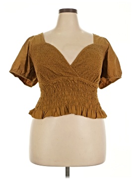 Forever That Girl for Anthropologie Short Sleeve Top (view 1)