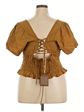 Forever That Girl for Anthropologie Short Sleeve Top (view 2)