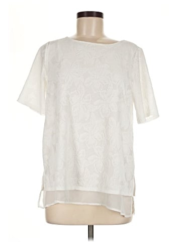 Dana Buchman Short Sleeve Blouse (view 1)