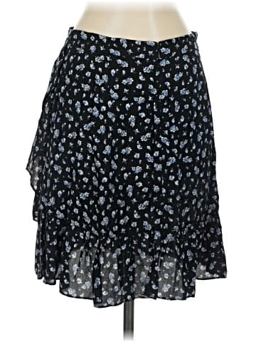 Madewell Ruffle-Wrap Mini Skirt in Baby's Breath (view 2)