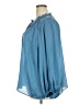 Vince Camuto 100% Polyester Teal 3/4 Sleeve Blouse Size 2X - photo 5