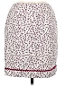 Talbots 100% Cotton Print White Casual Skirt Size 8 (petite) - photo 1