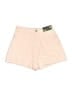 Primark 100% Cotton Stripes Ivory Shorts Size 2 - photo 1