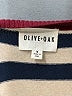 Olive and Oak Stripes Burgundy Pullover Sweater Size M - photo 7
