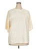 Chico's Ivory Short Sleeve Top Size XXL (4) - photo 1