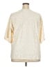 Chico's Ivory Short Sleeve Top Size XXL (4) - photo 2