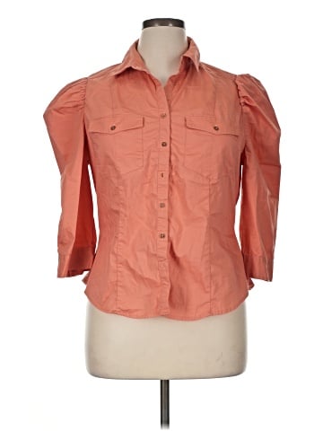 7th Avenue Design Studio New York & Company 3/4 Sleeve Button-Down Shirt (view 1)