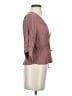 Blush 100% Rayon Brown 3/4 Sleeve Blouse Size S - photo 4