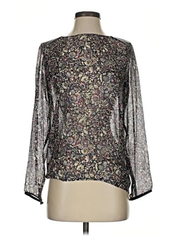 Club Monaco Long Sleeve Silk Top (view 1)