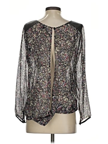 Club Monaco Long Sleeve Silk Top (view 2)