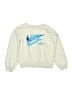 Nike White Silver Sweatshirt Size M (youth) - photo 1