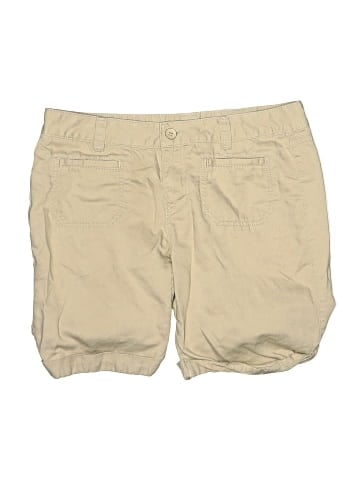 Ann Taylor LOFT Khaki Shorts (view 1)