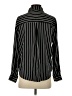Ambiance Stripes Black Long Sleeve Blouse Size S - photo 2