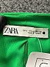 Zara 100% Polyester Green Sleeveless Blouse Size L - photo 7