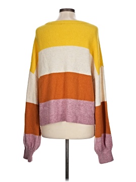 Madewell Striped Gladwell Balloon-Sleeve Pullover Sweater (view 2)