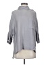 7 For All Mankind Gray 3/4 Sleeve Blouse Size S - photo 1