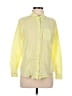 Old Navy Color Block Yellow Long Sleeve Button-Down Shirt Size M - photo 1