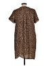 MTS Animal Print Brown Casual Dress Size L - photo 2