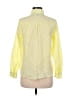 Old Navy Color Block Yellow Long Sleeve Button-Down Shirt Size M - photo 2