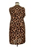 Assorted Brands 100% Polyester Animal Print Brown Casual Dress Size XXL - photo 2