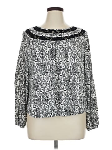 Faded Glory Long Sleeve Blouse (view 1)