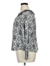 Faded Glory Silver Long Sleeve Blouse Size 16 - photo 5