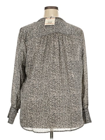 Anne Klein Long Sleeve Blouse (view 2)