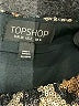 Topshop 100% Polyester Animal Print Silver Cocktail Dress Size 2 - photo 4