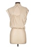 Ro & De 100% Polyester Tan Sleeveless Blouse Size L - photo 2