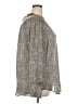 Anne Klein 100% Polyester Gray Long Sleeve Blouse Size 2X - photo 4