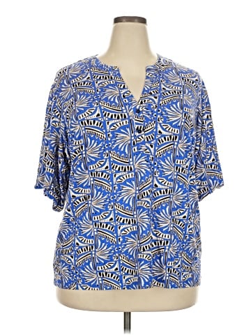 Nic + Zoe Short Sleeve Blouse (view 1)